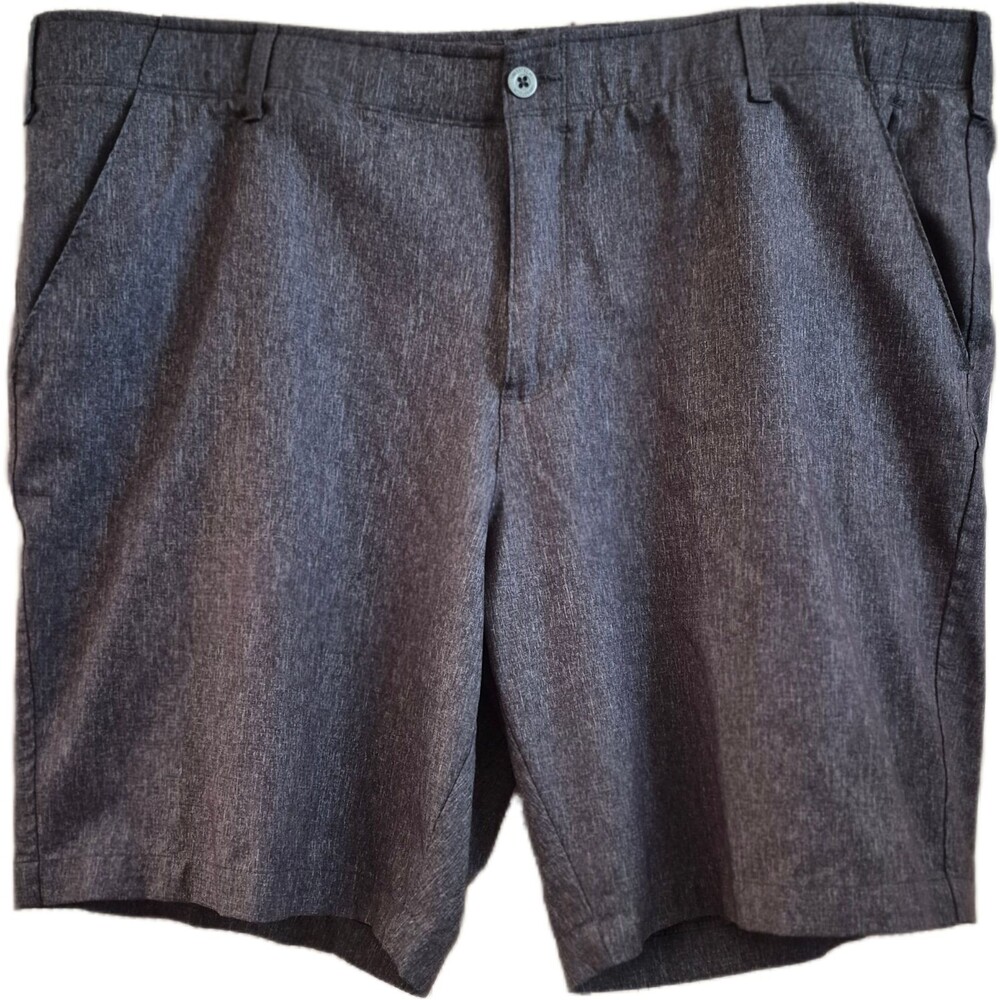 Swiss Tech Men's Shorts Size 44 Gray Above Knee Stretch Moisture Wick Comfort